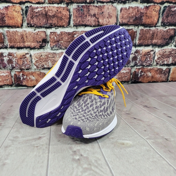 Nike Air Zoom Ladies 12 Pegasus 36 LSU Tigers - Picture 9 of 10